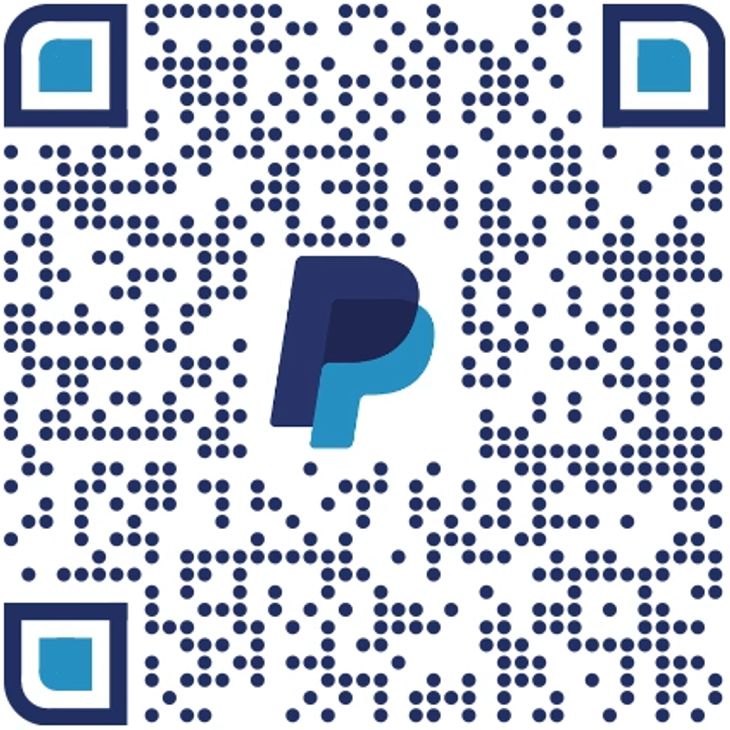 PayPal donation QR code